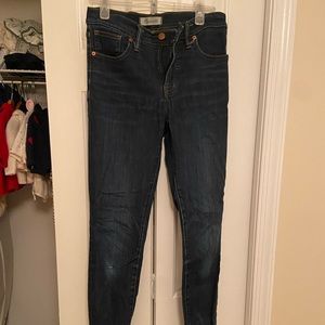 Madewell 9” High Rise Skinny Tall